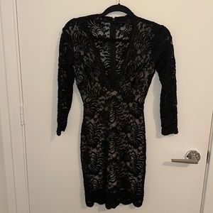 Black Bebe Mini Dress